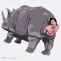Ace Rhino Funny Humor Long Sleeve Shirt thumb 2
