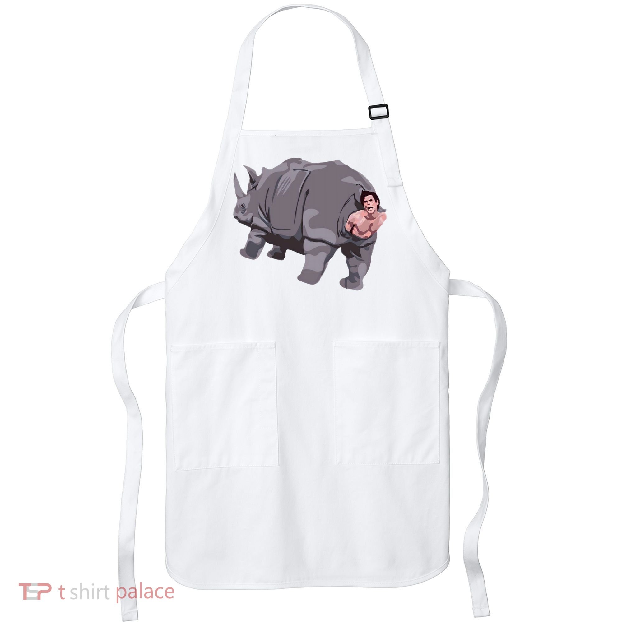 Ace Rhino Funny Humor Apron