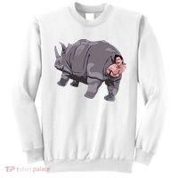 Ace Rhino Funny Humor Sweatshirt thumb 0