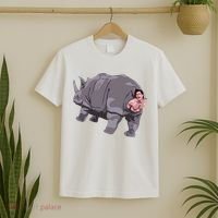 Ace Rhino Funny Humor T-Shirt thumb 2