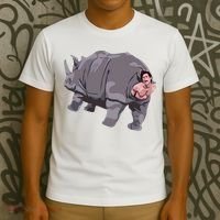 Ace Rhino Funny Humor T-Shirt thumb 3