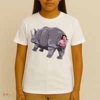 Ace Rhino Funny Humor T-Shirt thumb 4