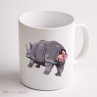Ace Rhino Funny Humor Coffee Mug thumb 1