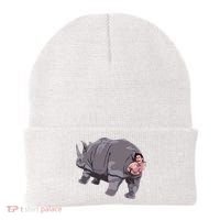 Ace Rhino Funny Humor Beanie thumb 0
