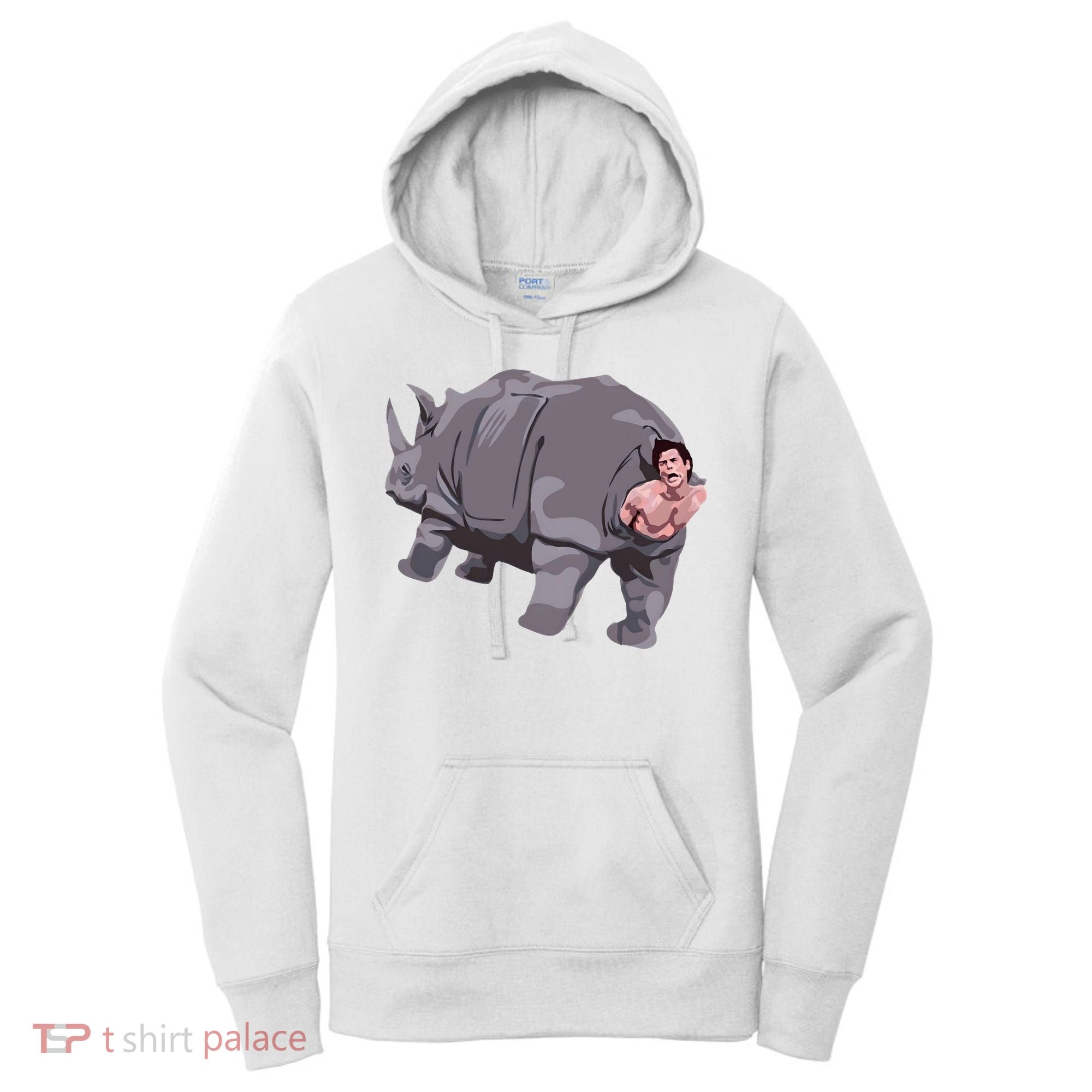 Ace Rhino Funny Humor Women's Hoodie