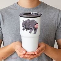 Ace Rhino Funny Humor Tumbler thumb 2
