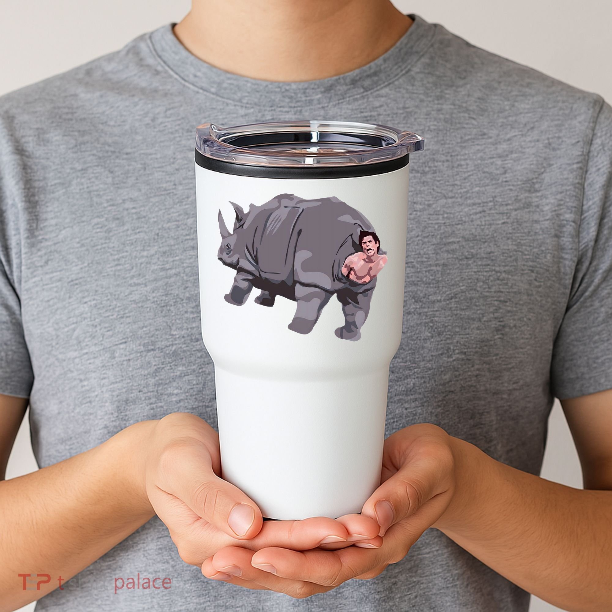 Ace Rhino Funny Humor Tumbler