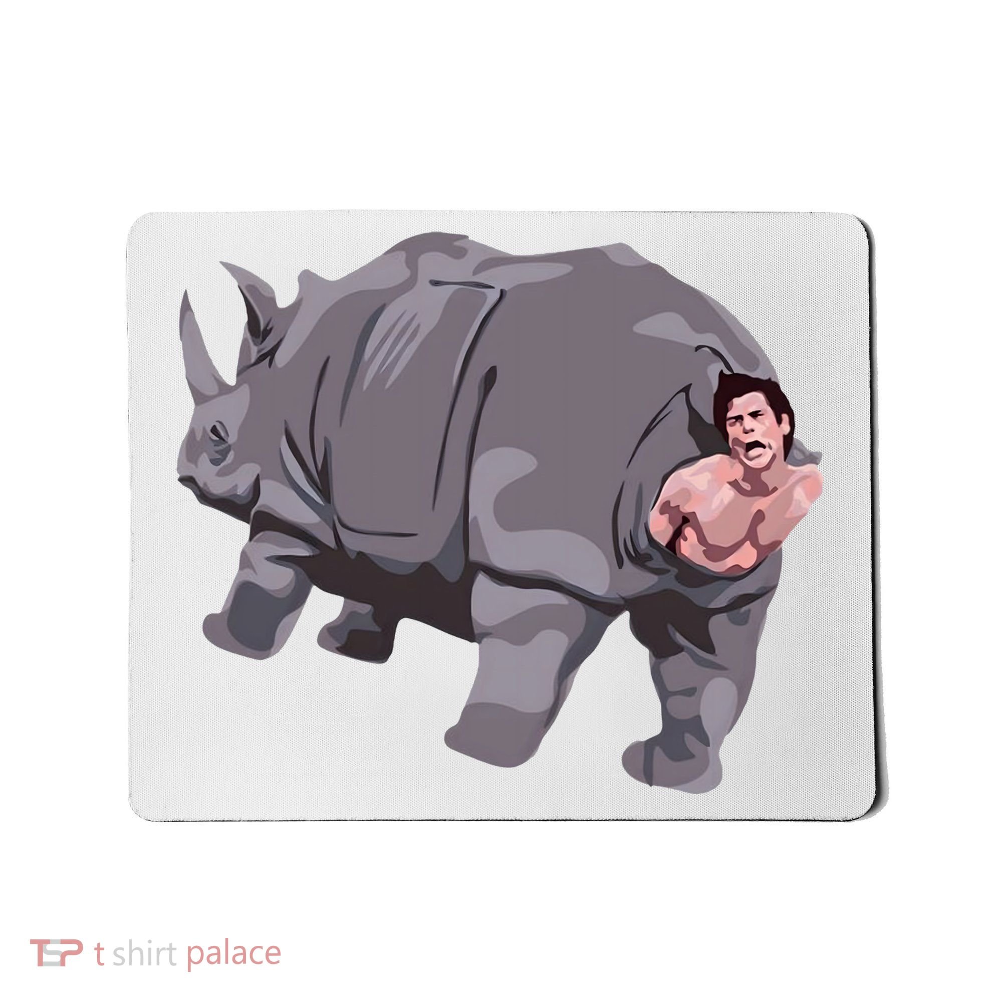 Ace Rhino Funny Humor Mousepad