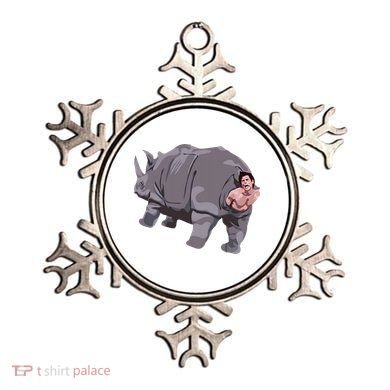 Ace Rhino Funny Humor Ornament