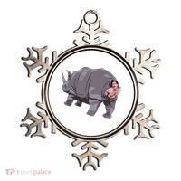 Ace Rhino Funny Humor Ornament thumb 0