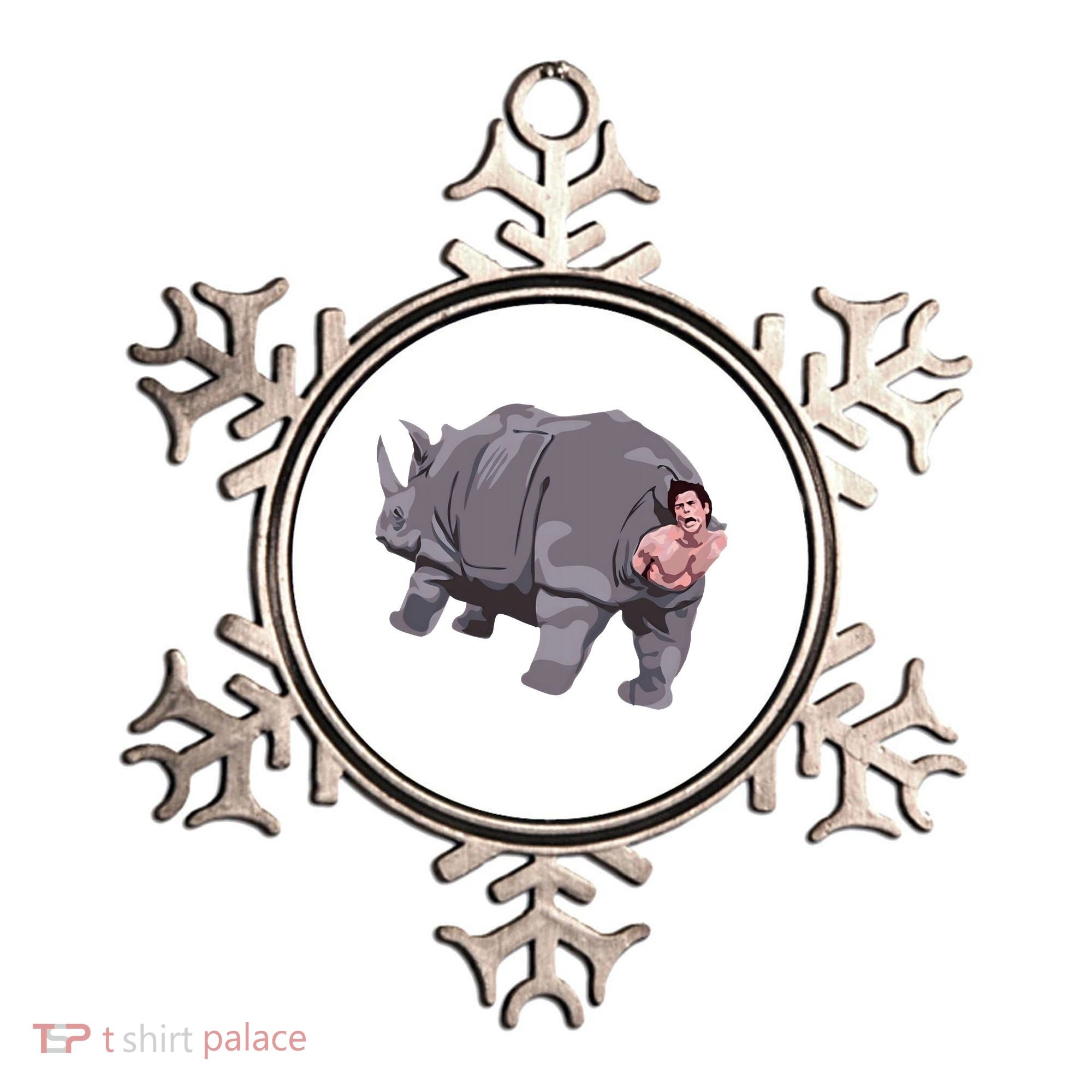 Ace Rhino Funny Humor Ornament