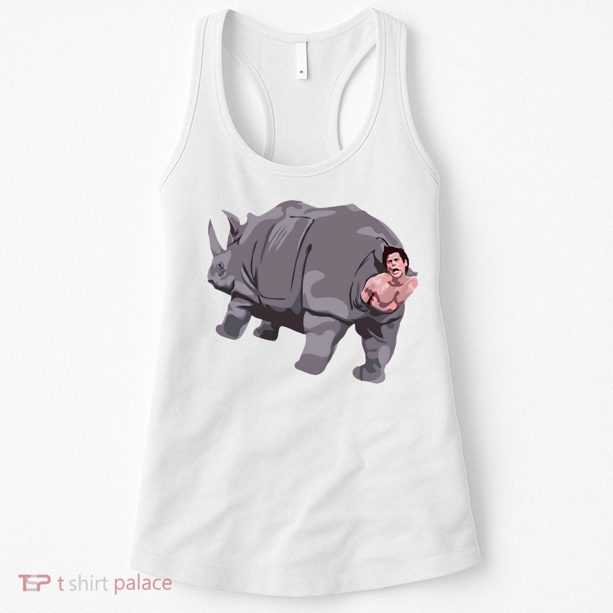 Ace Rhino Funny Humor Women's Tank Top