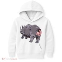 Ace Rhino Funny Humor Kids Hoodie thumb 0