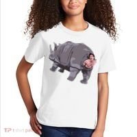 Ace Rhino Funny Humor Kids T-Shirt thumb 2