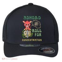 Adhd&D Roll For Concentration Funny Quote Gamer Apparel Flexfit Unipanel Trucker Cap thumb 0