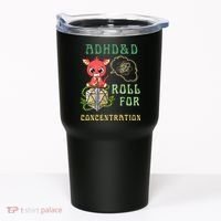 Adhd&D Roll For Concentration Funny Quote Gamer Apparel Tumbler thumb 0