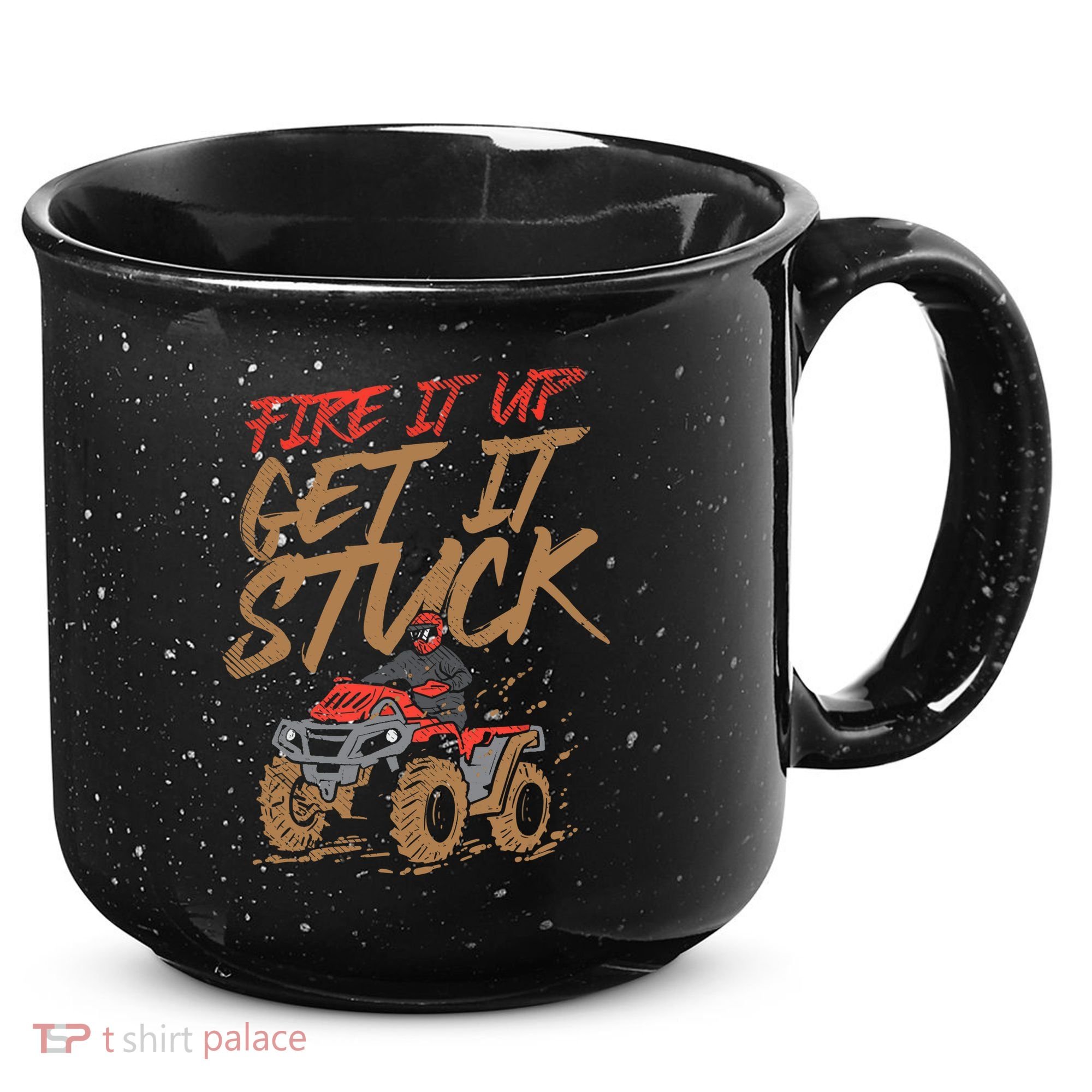 Atv Rider Gifts Four Wheeler Accessories 15oz Campfire Ceramic Mug