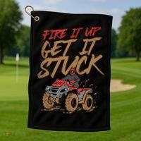 Atv Rider Gifts Four Wheeler Accessories Golf Towel thumb 1