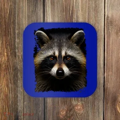 A Racoon Gift Coaster