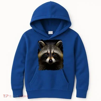 A Racoon Gift Kids Hoodie
