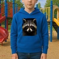 A Racoon Gift Kids Hoodie thumb 2