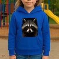 A Racoon Gift Kids Hoodie thumb 3
