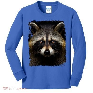 A Racoon Gift Kids Long Sleeve Shirt