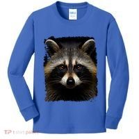 A Racoon Gift Kids Long Sleeve Shirt thumb 0
