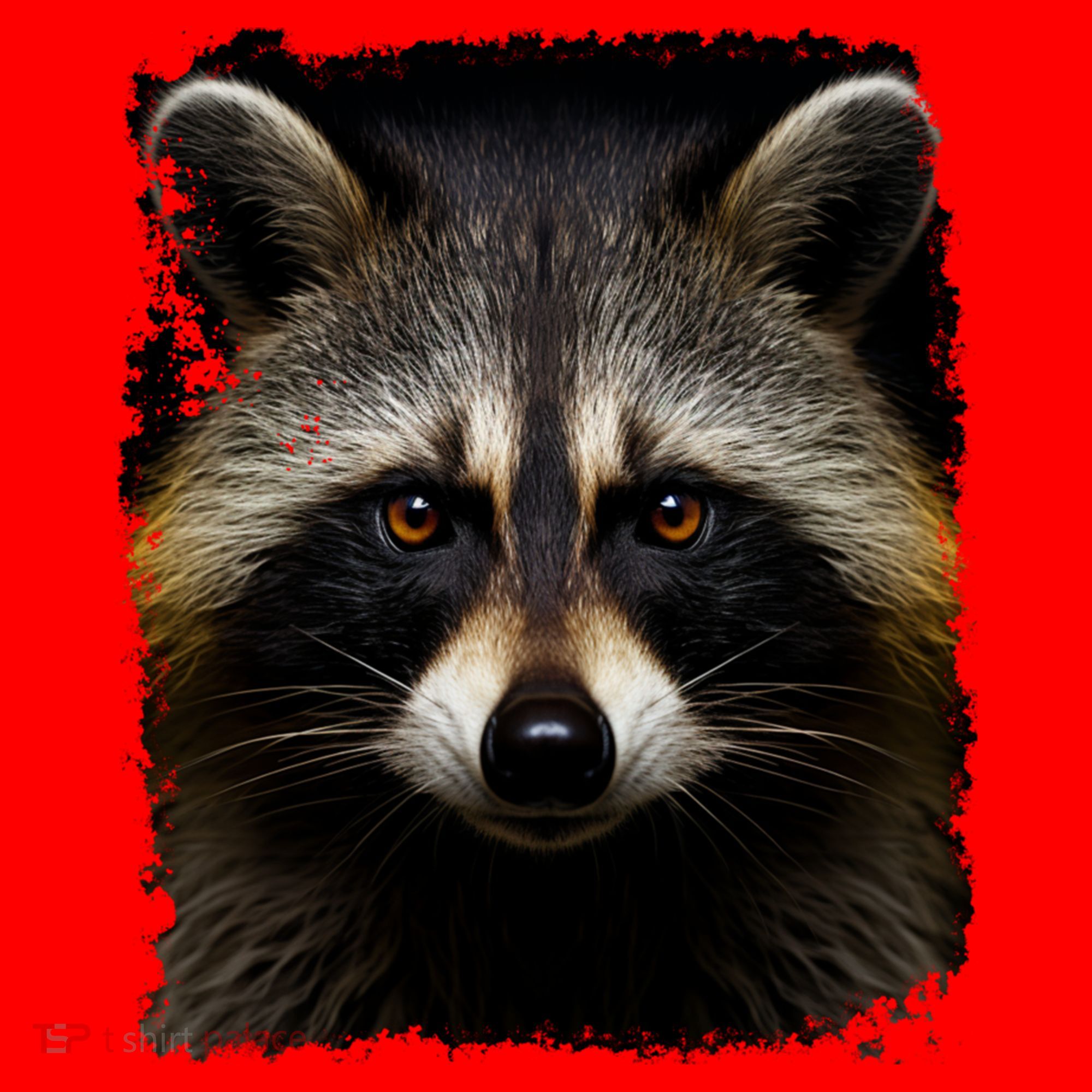 A Racoon Gift Santa Hat