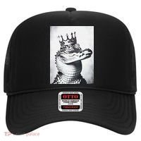Alligator Royal Gator King  Crowned Crocodile Art Alligator Gift Hat thumb 0