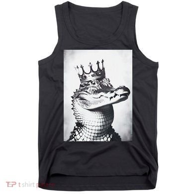 Alligator Royal Gator King  Crowned Crocodile Art Alligator Gift Tank Top