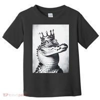 Alligator Royal Gator King  Crowned Crocodile Art Alligator Gift Toddler T-Shirt thumb 0