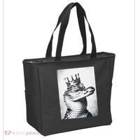 Alligator Royal Gator King  Crowned Crocodile Art Alligator Gift Tote Bag thumb 2