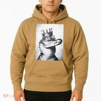 Alligator Royal Gator King  Crowned Crocodile Art Alligator Gift Hoodie thumb 2