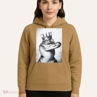 Alligator Royal Gator King  Crowned Crocodile Art Alligator Gift Hoodie thumb 5