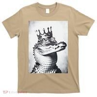 Alligator Royal Gator King  Crowned Crocodile Art Alligator Gift T-Shirt thumb 0