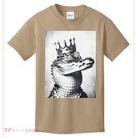 Alligator Royal Gator King  Crowned Crocodile Art Alligator Gift Kids T-Shirt thumb 0