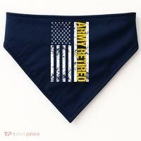 Army Retired Gift Military U.S. Army Retirement USA-Made Doggie Bandana thumb 0
