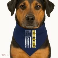 Army Retired Gift Military U.S. Army Retirement USA-Made Doggie Bandana thumb 1