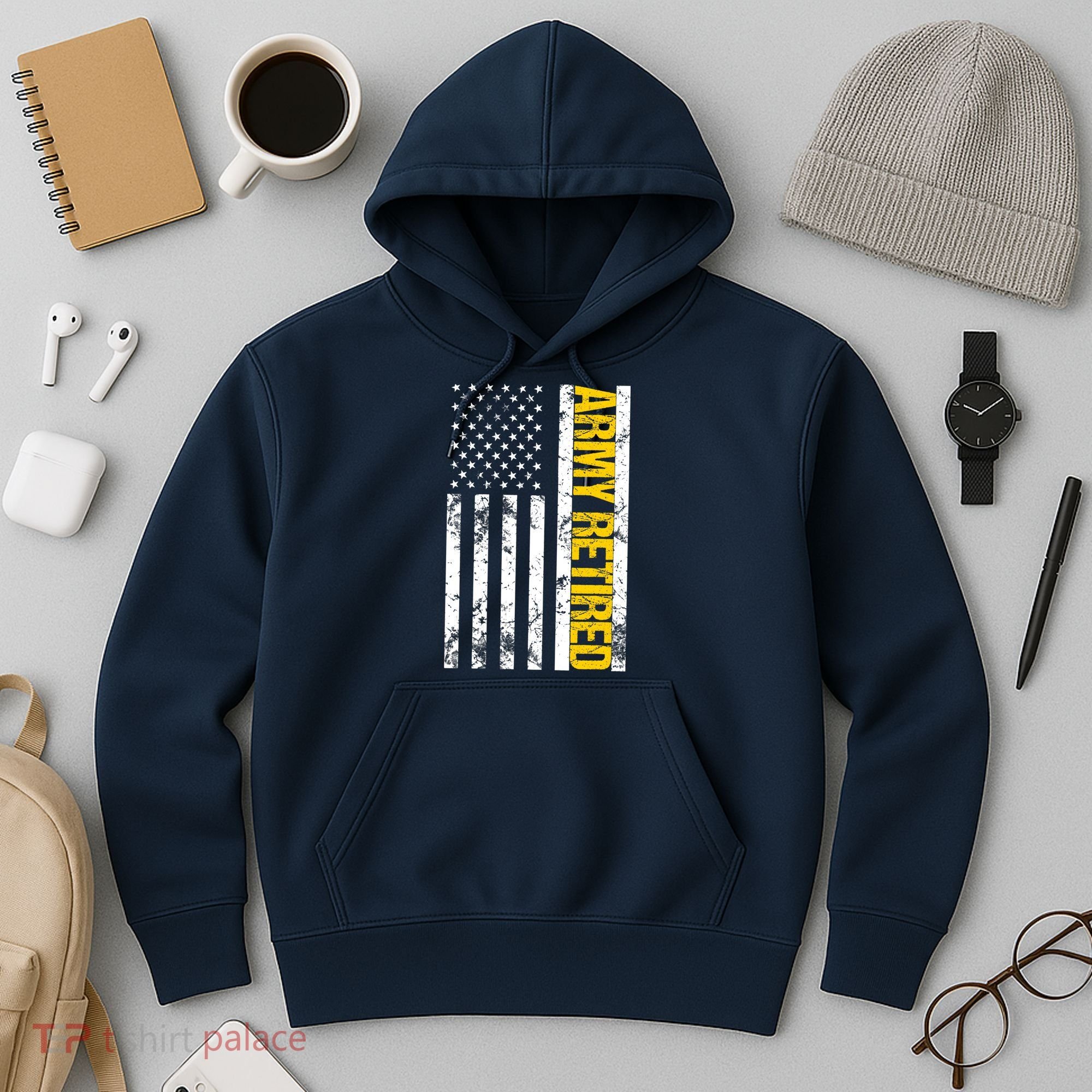 Army Retired Gift Military U.S. Army Retirement Hoodie