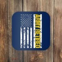 Army Retired Gift Military U.S. Army Retirement Coaster thumb 0