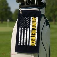Army Retired Gift Military U.S. Army Retirement Golf Towel thumb 2