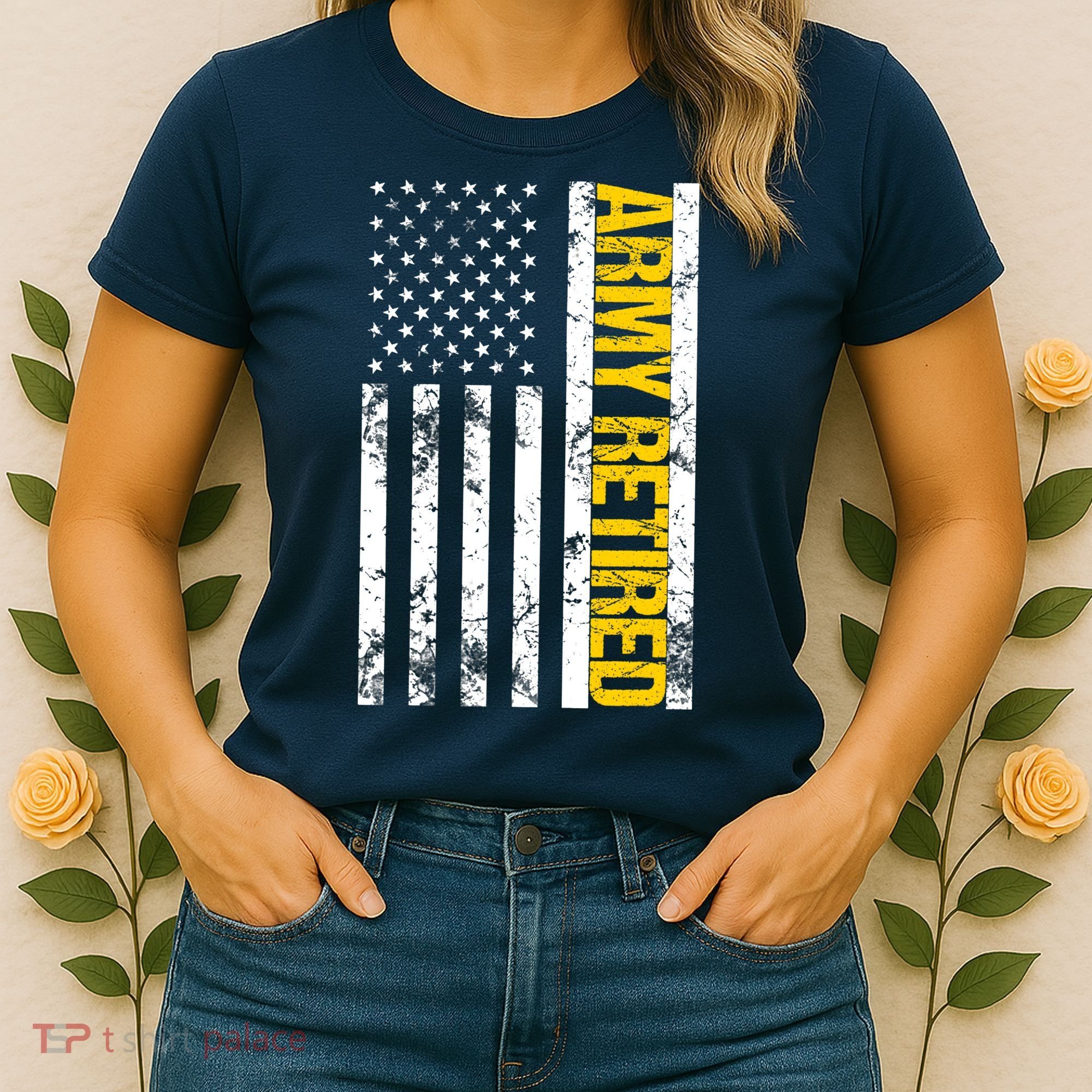 Army Retired Gift Military U.S. Army Retirement Women's T-Shirt