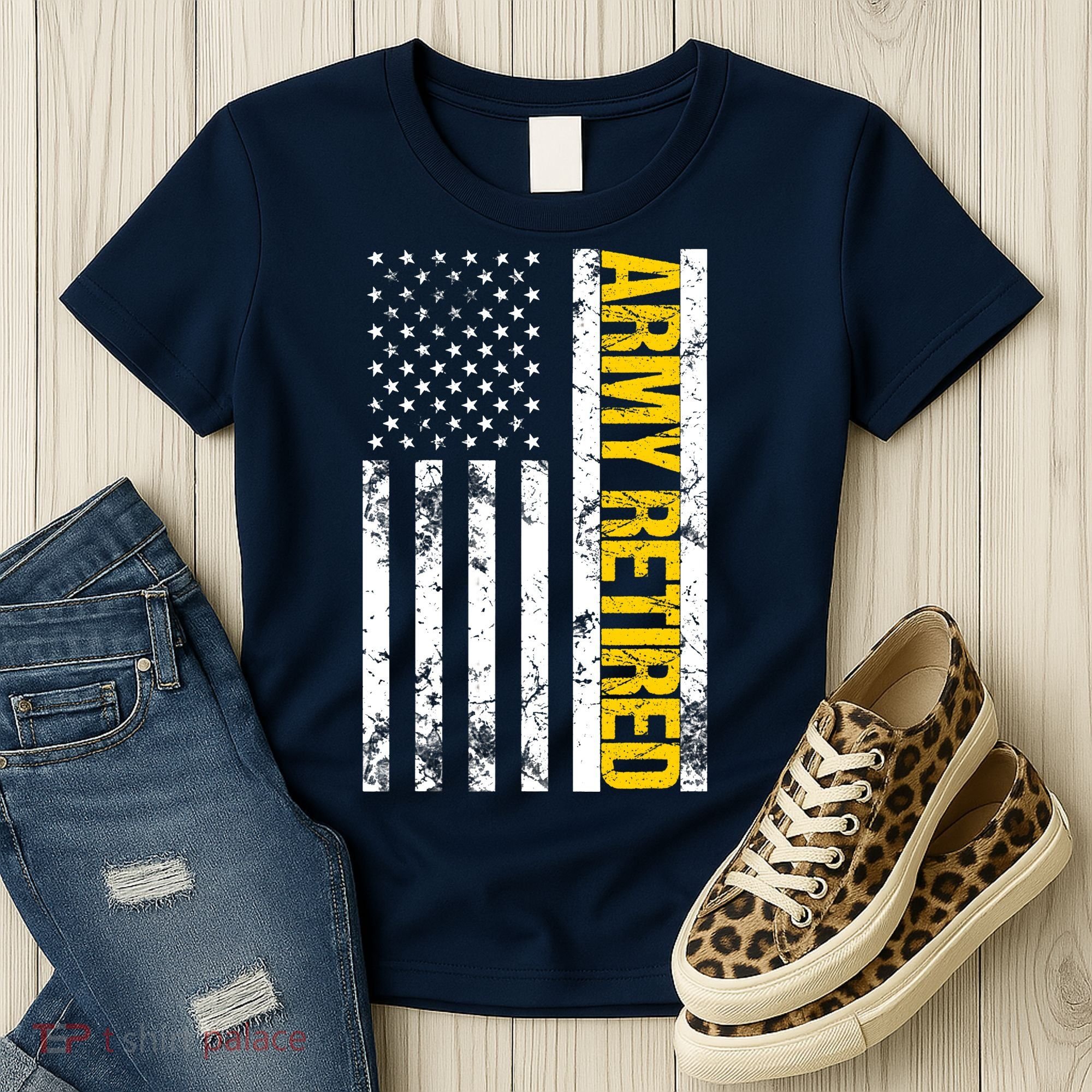 Army Retired Gift Military U.S. Army Retirement Women's T-Shirt