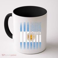 Argentina American Flag Coffee Mug thumb 0