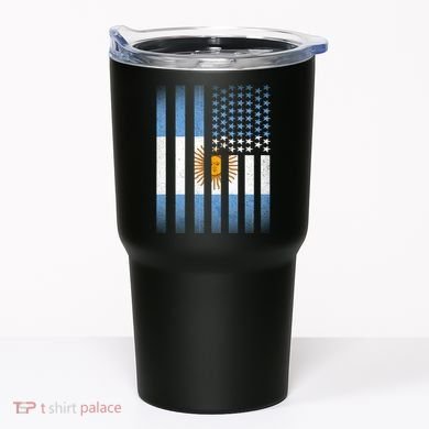 Argentina American Flag Tumbler