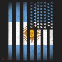 Argentina American Flag Tumbler thumb 3