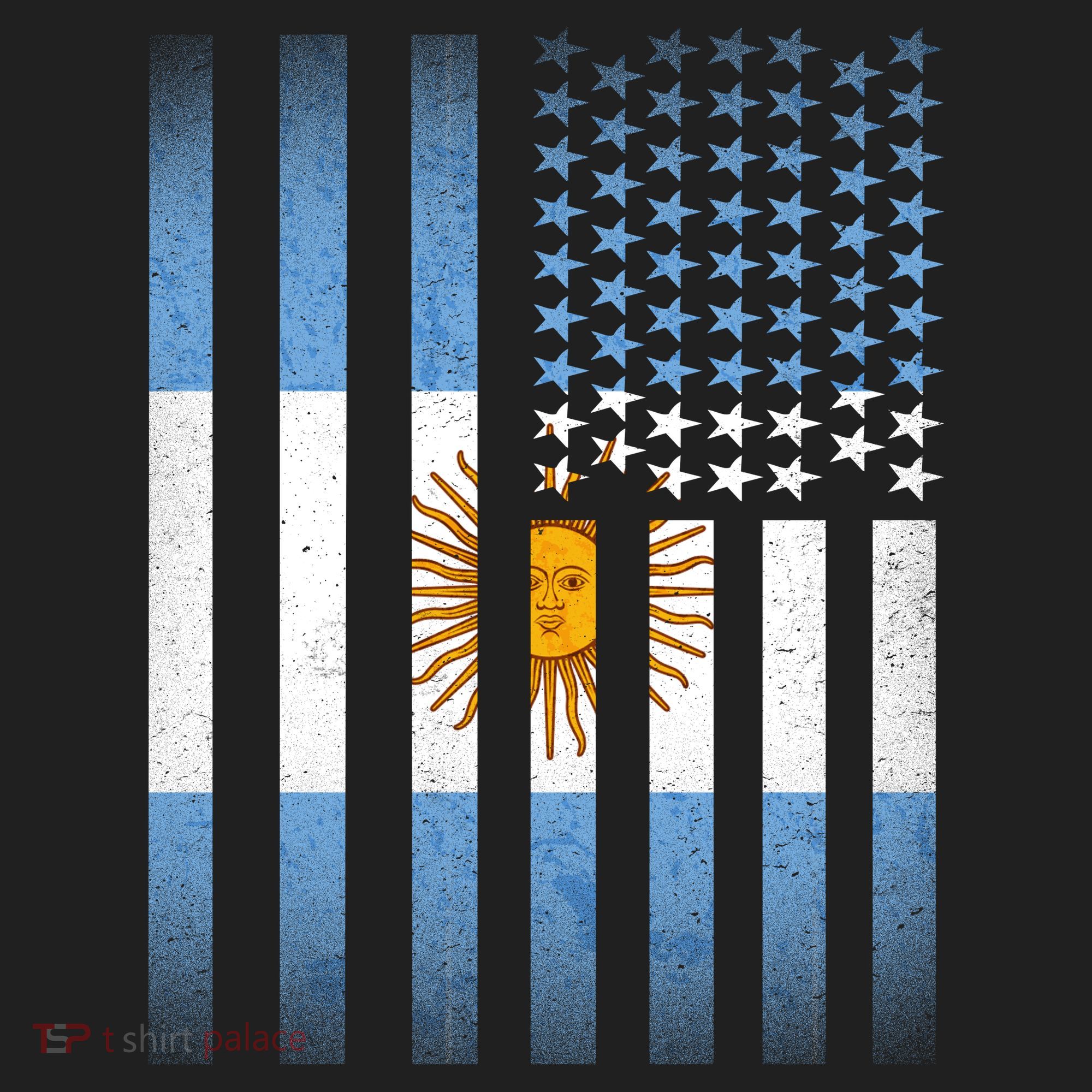 Argentina American Flag Tumbler