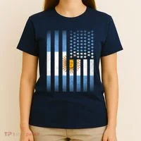 Argentina American Flag T-Shirt thumb 4