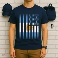 Argentina American Flag T-Shirt thumb 6